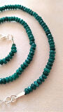 STONEAGE JEWELLERY Bayan Kolye Rondela Kesim Ceyt Doğal Taş