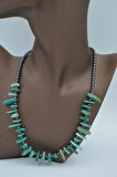 STONEAGE AMAZONİT VE HEMATİT KOLYE