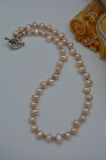 STONEAGE PEMBE İNCİ KOLYE