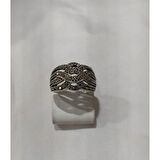 Orijinal Markazit Taşlı Modeli Gümüş Kadın Yüzük