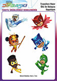 Pj Masks Pijamaskeliler Ütü ile Yapışan Tekstil DTF Baskı