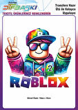 Roblox Ütü ile Yapışan Tişört Tekstil Transfer Dtf Baskı