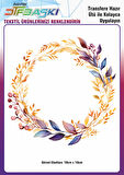 Ütü ile Yapışan Supla Tekstil Transfer Dtf Baskı