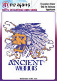 Ütü Ile Yapışan Tekstil Dtf Baskı Görseli Ancient Warriors