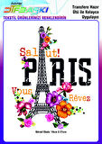 Salut Paris Ütü ile Yapışan Tekstil DTF Baskı