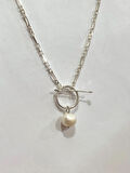 İnci Gümüş Kadın Kolyesi