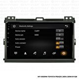 Araç Multimedya Toyota Prado Android 12 Carplay 4Gb Ram + 64Gb Hdd 2004-2008 Navigasyon Ekran MYW