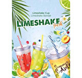 Cool Lime Bardağı - Limeshake Bardak 600 Ml