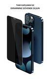 İphone 16 Plus Hayalet Ekran Koruyucu 9h Tam Uyumlu Gizleyen Kırılmaz Cam