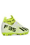  Erkek Çocuk Halısaha  Kranpon Çoraplı Çivili Futbol Spor Ayakkabısı F35KR