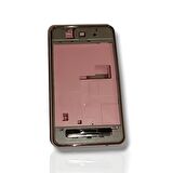 Samsung F480 Kasa Samsung Galaxy F480 Uyumlu Pembe Renk Orta Kasa Ön Arka Kapak Tuş Takımı 