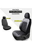 İnci Serisi Chevrolet Kalos İle Uyumlu Tam Set Oto Koltuk Kılıfı