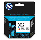 Hp F6U65AE (302) Renkli Orjinal Kartuş