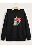 Erkek/kız Çocuk Baskılı Sweatshirt