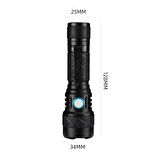 Baretta Bt-55 2500 Lümen Cree Xml L2-u2 Led Şarjlı El Feneri