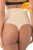 Uniquetrenders Kadın Lazer Kesim İnceltici ve Toparlayıcı String Korse