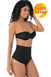 Uniquetrenders Kadın Lazer Kesim İnceltici ve Toparlayıcı String Korse 3'lü Set