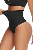 Uniquetrenders Kadın Dikişsiz Yüksek Bel Karın Toparlayıcı  String Korse 3'lü Set