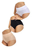Uniquetrenders Kadın Dikişsiz Karın Toparlayıcı Slip Külot Korse 3'lü Set