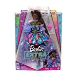 FABBATOYS HHN13 Barbie Extra Fancy - Mor Kostümlü Bebek