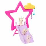 FABBATOYS HNT67 Barbie A Touch Of Magic Chelsea ve Pegasus Oyun Seti