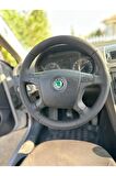 SKODA FABIA 2005 2009 OCTAVIA Uyumlu Araca Özel Dikmeli Direksiyon Kılıfı