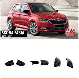 Fabia Mk3 Batman Yarasa Ayna Kapağı Piano Black / 2015-2021 (Sinyalli)