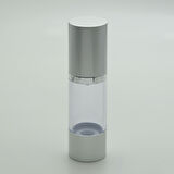 15 ADET BOŞ AKRİLİK AİRLESS KREM ŞİŞE, 30 ML, SİLİNDİR, HAVASIZ POMPA MODEL, ŞEFFAF