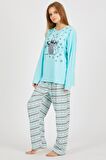 Baskılı Pijama Takım
