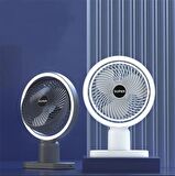 3 Kademeli Masaüstü Vantilatör Şarjlı Soğutucu Usb Fan