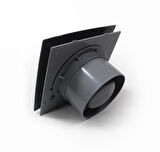 Fansan Dekoratif Gri Banyo Tuvalet Cam Ve Pencere Tipi Aspiratör TBA 120-N - 12 cm