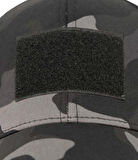 MuscleCloth Tactical Şapka Siyah Kamuflaj
