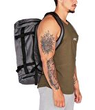 MuscleCloth Convertible Spor Çanta Gri