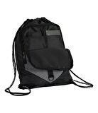 MuscleCloth Sackpack Spor Çanta Siyah Gri