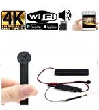 kamera online 4 K Düğme Gizli Wifi Kamera Canlı Izleme Ve Kayıt