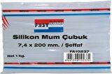 FastBond FA10237 Şeffaf İnce Silikon Mum Çubuk (1kg)