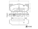 Febi 172182 Diskli Fren Fren Balatası Takımı BMW 34112284869