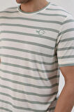  Fibula Moda Çizgili Erkek T-Shirt