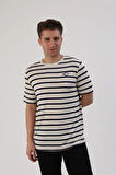 Fibula Moda Çizgili Erkek Tişört