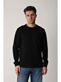 Fibula Moda Erkek Siyah Sweatshirt