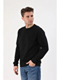 Fibula Moda Erkek Siyah Sweatshirt