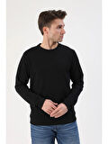 Fibula Moda Erkek Siyah Sweatshirt