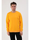 Fibula Moda Erkek Turuncu Sweatshirt