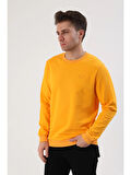 Fibula Moda Erkek Turuncu Sweatshirt