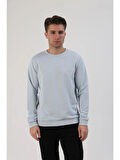 Fibula Moda Erkek Açık Mavi Sweatshirt