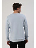 Fibula Moda Erkek Açık Mavi Sweatshirt