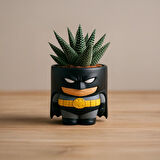 Batman Figürlü Mini Saksı