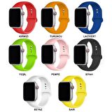 Forzacase Apple Watch Serisi 38-40-41 mm Uyumlu Silikon Kordon Kayış - FC004