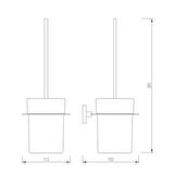 FONTANA TUVALET FIRÇASI (KROM) FC-50104