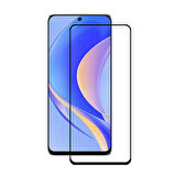 Forzacase Huawei Nova Y90 ile uyumlu Çerçeveli Tam Kaplayan Temperli Ekran Koruyucu - FC003
